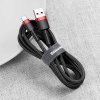 Kabel Baseus Cafule USB-A / USB-C QC 3.0 3A 0.5 m - czarno-czerwony